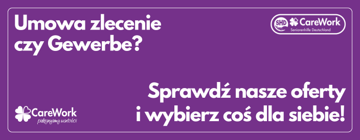 Oferty pracy w opiece w Niemczech