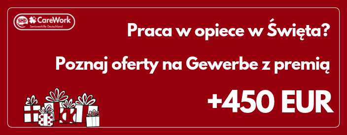 Premie za pracę w Boże Narodzenie