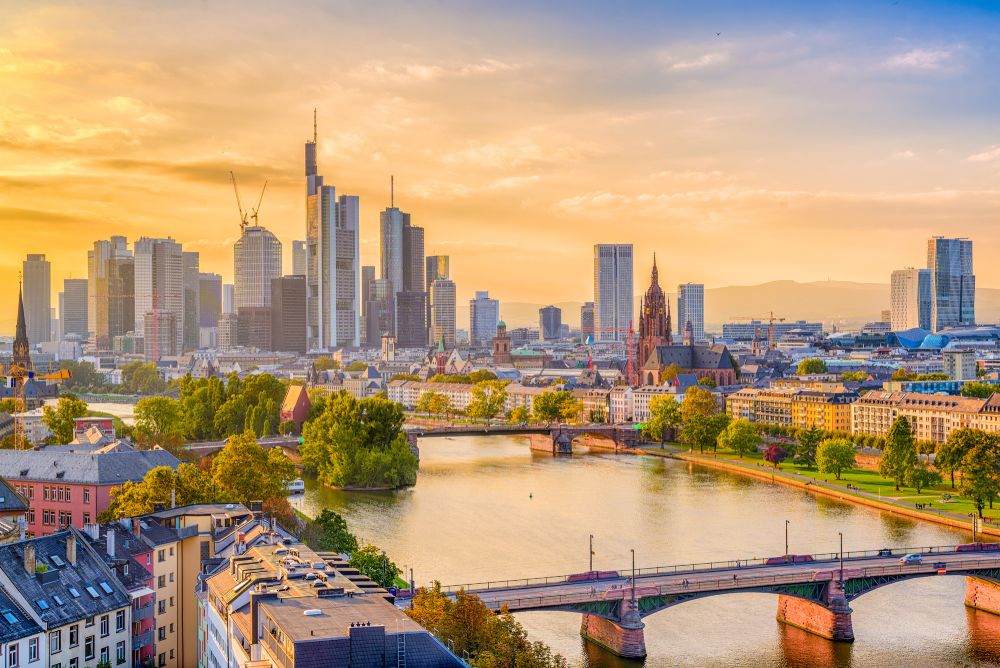 Frankfurt - panorama miasta
